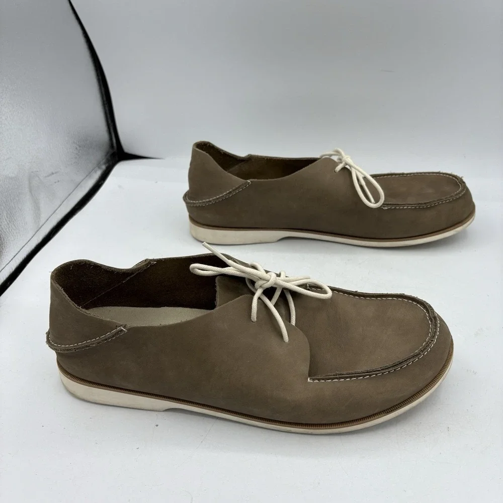 Olukai Shoes Mens Size‎ 11 Holokai Boat Brown Thin Leather